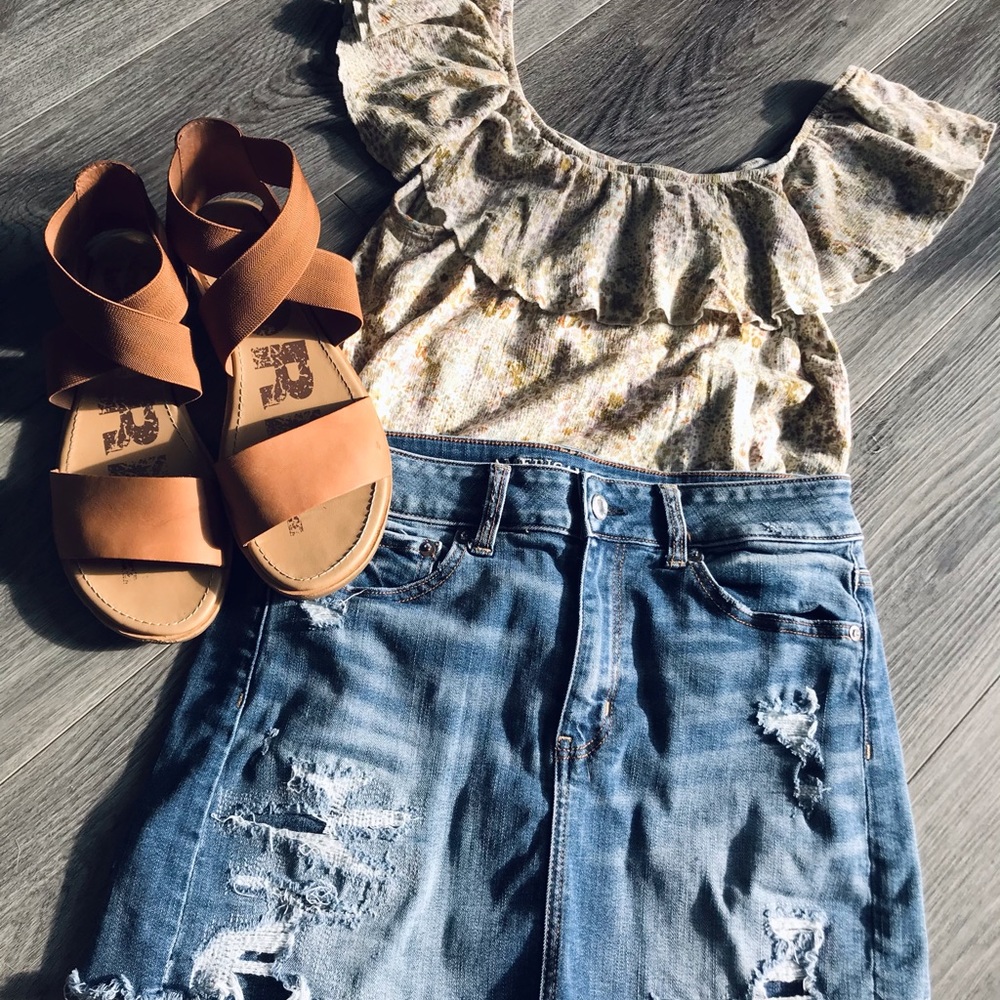 Floral Off the Shoulder Top